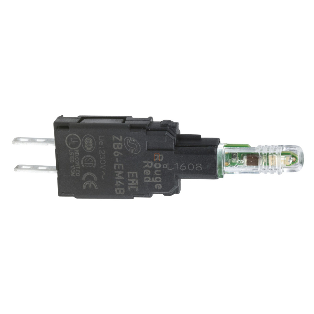 ZB6-EM4B  LED-es jelzőlámpa aljzat piros Schneider