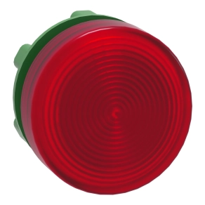 Schneider Electric Harmony XB5 - ZB5AV043S - műanyag jelzőlámpa fej, Ø22, LED jelzőlámpához, hornyolt lencse, piros