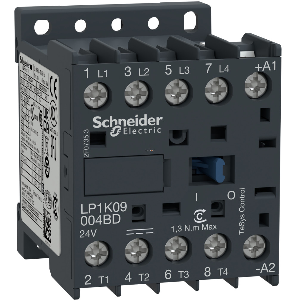 Schneider mágneskapcsoló AC1/20A 110V DC