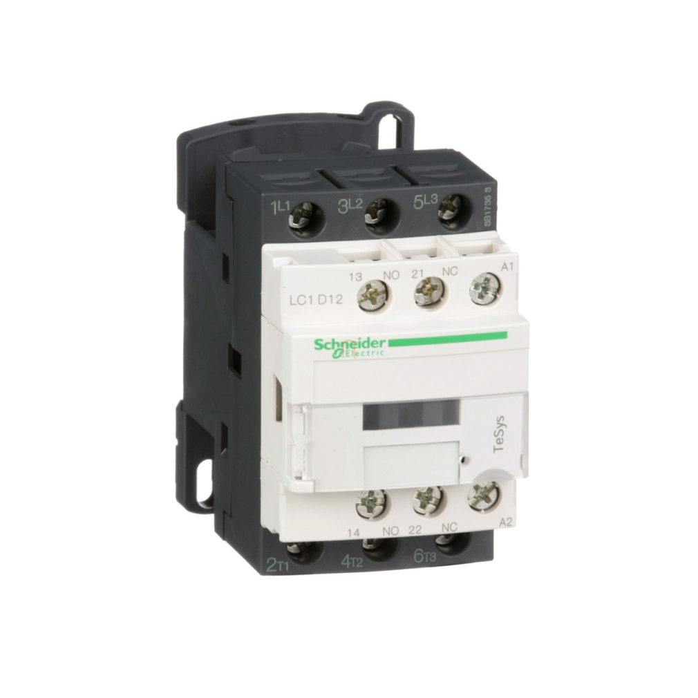 Schneider AC mágneskapcsoló, 5,5kW/12A (400V, AC3), csavaros csatlakozás