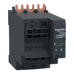 Schneider Electric TeSys U - LU2MB0FU - Irányváltó blokk energiaátviteli alapmodul alá közvetlenül, 32A, 110 - 240VAC/DC