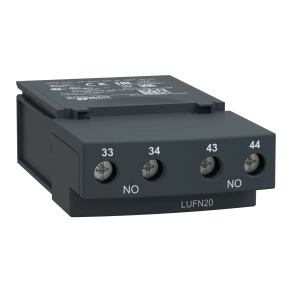Schneider Electric TeSys U - LUFN20 - Segédérintkező funkciómodul helyére, NO+NO