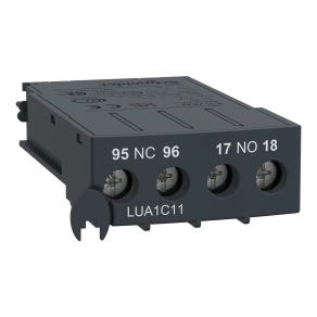 Schneider Electric TeSys U - LUA1C11 - Érintkezőblokk, NC hibaérintkező + NO forgatókar pozíció