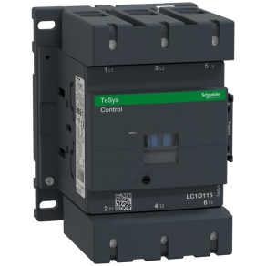   Schneider DC mágneskapcsoló, 55kW/115A (400V, AC3), csavaros csatlakozás
