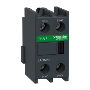 Schneider Electric TeSys D - LADN20 - Segédérintkező blokk, homloklapi, 2Z, csavaros csatlakozás