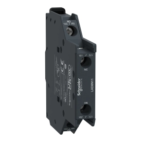 Schneider Electric TeSys D - LAD8N11 - Segédérintkező blokk, oldalsó, 1Z+1NY, csavaros csatlakozás
