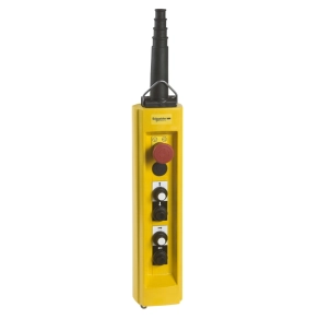   Schneider Electric Harmony XAC - XACB4933 - 4 nyomógomb, mechanikus retesz, 3 pólus, +vészgomb, 3kW