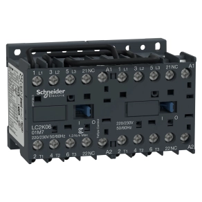 Schneider Electric TeSys K - LC2K0901B7 - Irányváltó mágneskapcsoló 9A, 1 nyitó, AC, 50/60 Hz