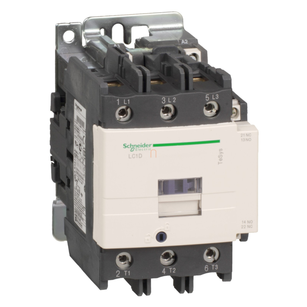 Schneider AC mágneskapcsoló, 37kW/80A (400V, AC3), csavaros csatlakozás (LC1D80B7)