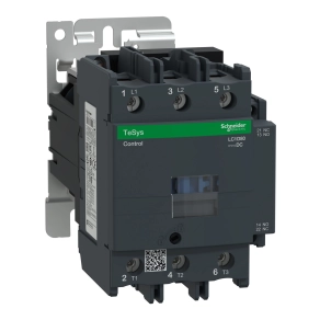 Schneider Electric TeSys D - LC1D80GD - DC mágneskapcsoló, 37kW/80A (400V, AC3) , csavaros csatlakozás, 1Z+1NY