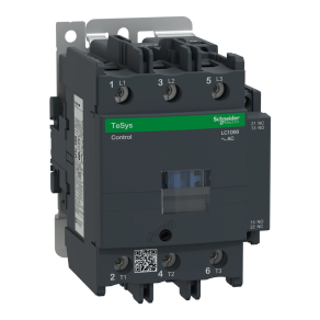   Schneider Electric TeSys D - LC1D80V7 - AC mágneskapcsoló, 37kW/80A (400V, AC3) , csavaros csatlakozás, 1Z+1NY