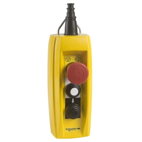   Schneider Electric Harmony XAC - XACB3201 - 2 nyomógomb, mechanikus retesz, 3 pólus, +vészgomb, 3kW