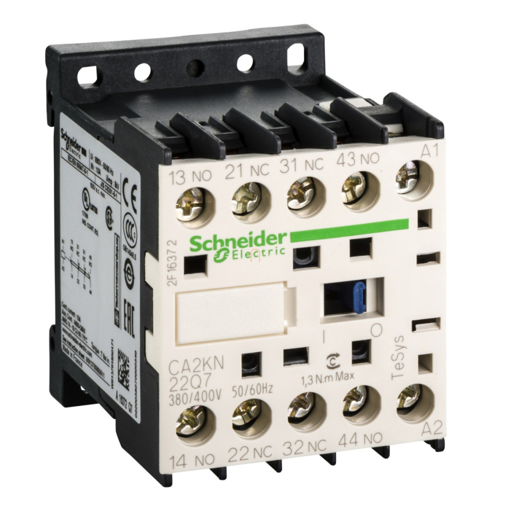 CA2-KN22Q7 Segédkapcsoló 2 záró, 2 nyitó, AC, 50/60 Hz Schneider