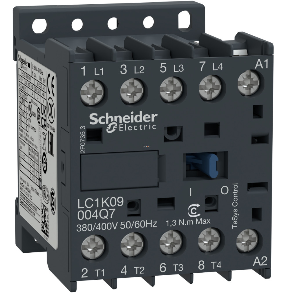 Schneider mágneskapcsoló 9A 48V 50/60Hz