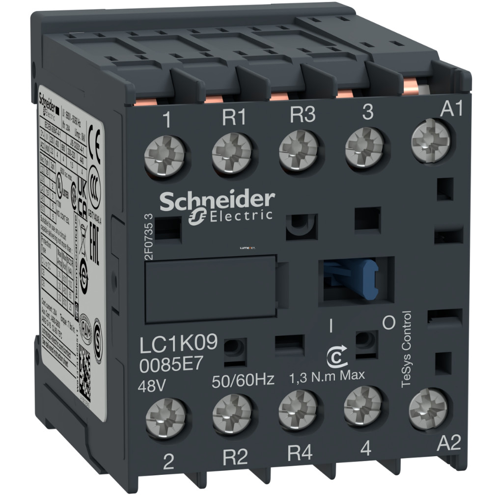 Schneider mágneskapcsoló 9A 230VAC