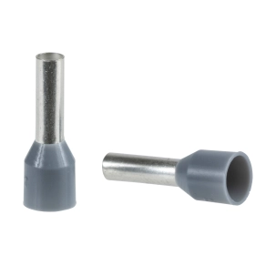Schneider Electric DZ5 - DZ5CE025 - Érvéghüvely 2,5 mm2 NFC 10x100db blisteres kiszerelésben szürke L=14,5mm