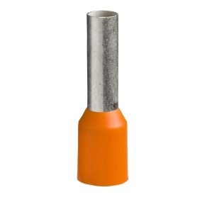 Schneider Electric DZ5 - DZ5CE042 - Érvéghüvely 4 mm2 NFC 10x100db blisteres kiszerelésben narancs L=17,3mm