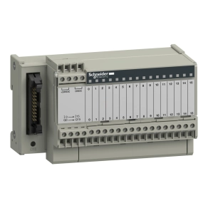   Schneider Electric Modicon ABE7 - ABE7R16S111 - elosztóblokk, fix 1NO EMR relés, 2A, 16ki digitális csatorna