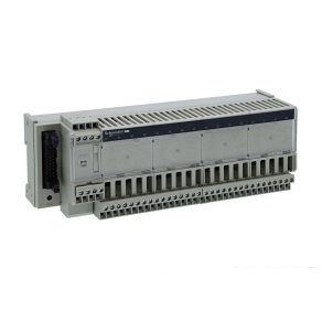   Schneider Electric Modicon ABE7 - ABE7S16E2B1 - elosztóblokk, fix SSR relés, 16be digitális csatorna, 2 sorkapocs/csatorna, PLC leválasztás, 24 VDC