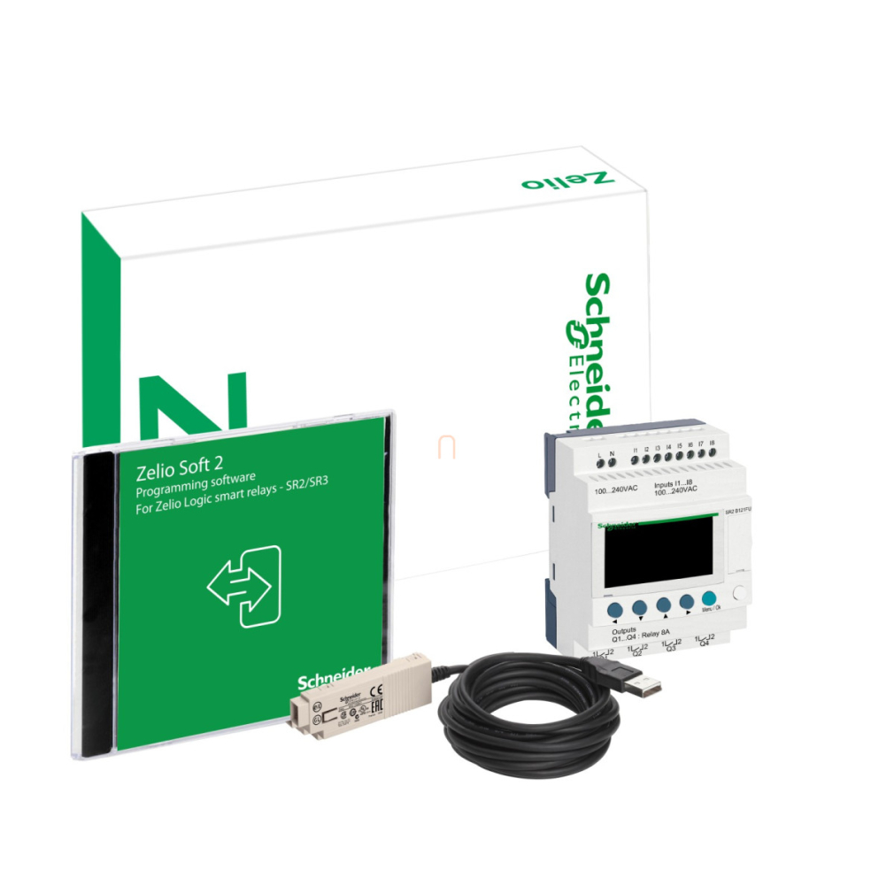 Zelio 2 PACK 12 I-O 100-240VAC SR2PACKFU Schneider