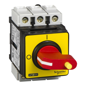   Schneider Electric TeSys Mini-Vario - VVE1 - kapcs. - leválasztó VVE - - 3 - pól. - 690 V 32 A - lakatolható piros fog.