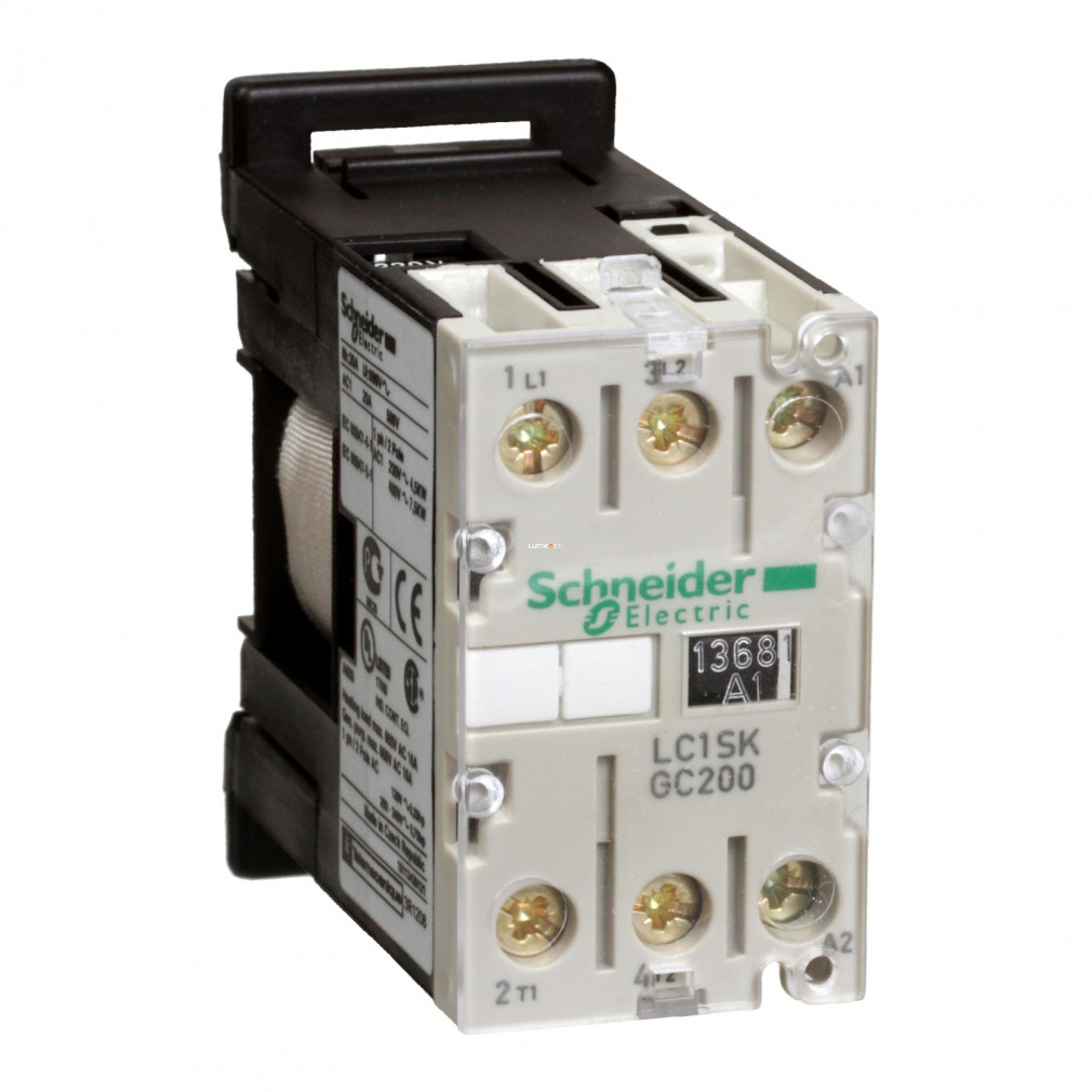 Schneider Mini kontaktor AC3/400V 5A 230VAC 27mm (LC1-SKGC200P7)