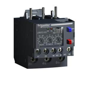   Schneider Electric TeSys LR97D - LR97D07B - Elektronikus relé D mágneskapcsoló, 1.2 - 6 A, 24VAC/DC