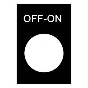   Schneider Electric Harmony XAC - ZB2BY2367 - Felirati címke szöveges 30x40mm