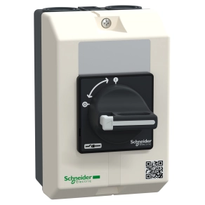 Schneider Electric TeSys Mini-Vario - VBFXGE1 - Főkapcsoló üres tok 10 - 32A, kapcsolókarral