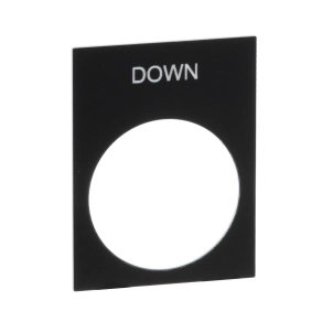 Schneider Electric Harmony XAC - ZB2BY2308 - Felirati címke "DOWN" felirattal