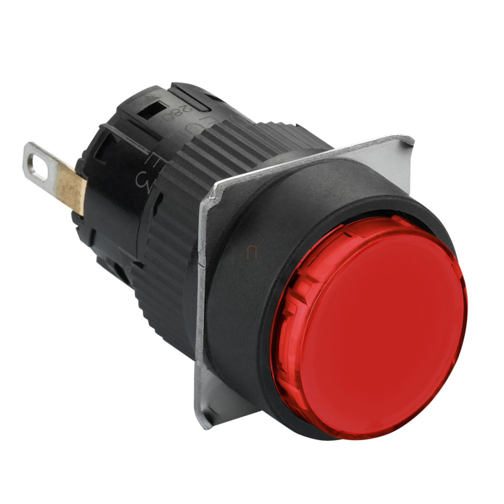 XB6-EAV4BP Világító nyomógomb, piros 24V IP65 Schneider
