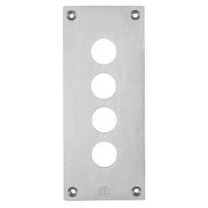 Schneider Electric Harmony XAP, XB2 SL - XAPE304 - Előlemez nyomógomb tokozathoz 4 furat