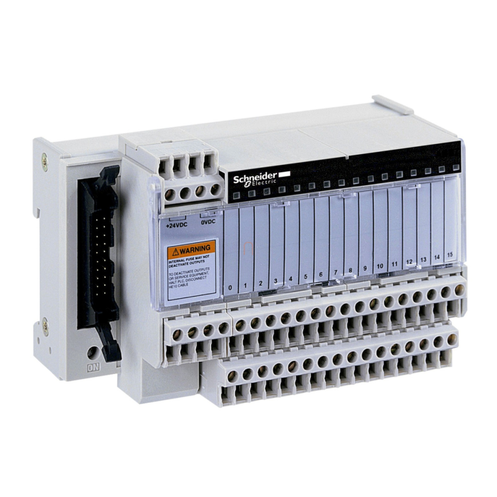 Modicon ABE7 elosztóblokk, univerzális, HE10, 16I type2 digitális csatorna, 2 sorkapocs/csatorna, LED visszajelzés ABE7H16R23 Schneider