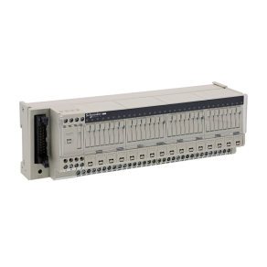   Schneider Electric Modicon ABE7 - ABE7H16S43 - elosztóblokk, univerzális, HE10, 16be digitális csatorna, 2 sorkapocs/csatorna, leválasztás/csatorna, LED