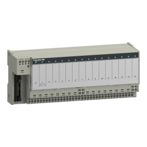   Schneider Electric Modicon ABE7 - ABE7P16T214 - elosztóblokk, 10 mm SSR/EMR relés, 16ki digitális csatorna, relé nélkül