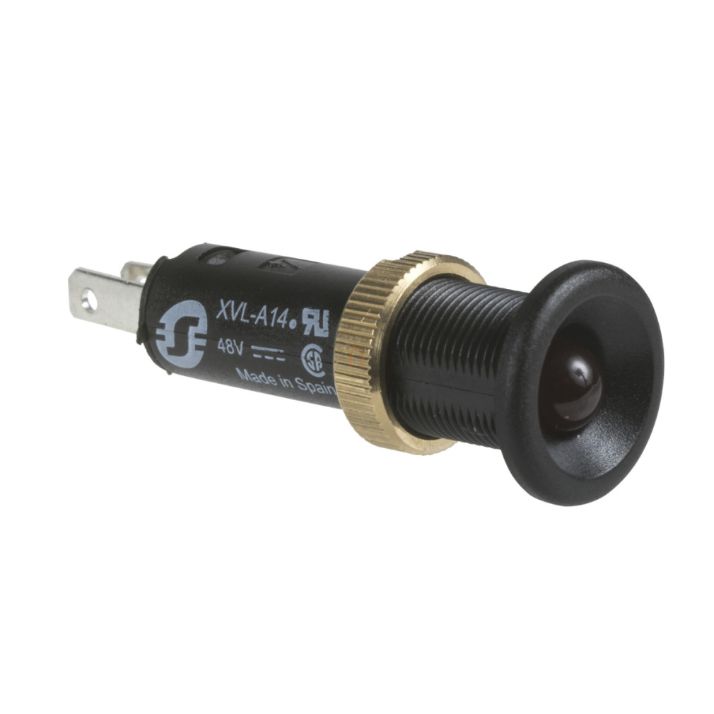 Jelzőlámpa 24VDC LED átm: 8mm piros XVLA134 Schneider
