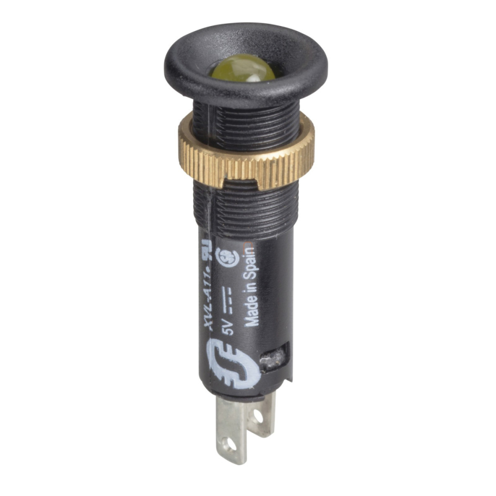Jelzőlámpa 24VDC LED átm: 8mm narancssárga XVLA135 Schneider