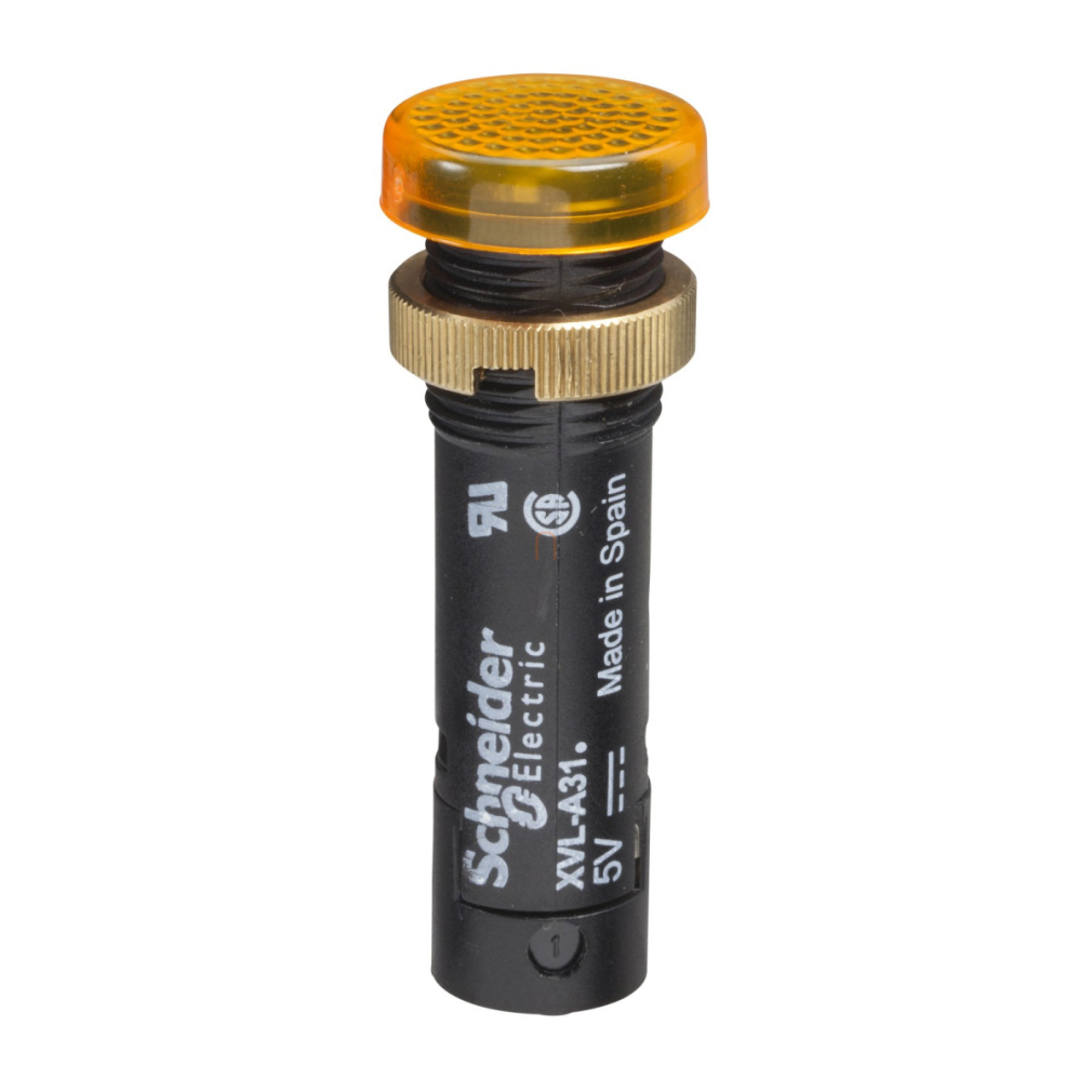 XVLA335 Jelzőlámpa 24VDC LED átm: 12mm narancssárga Schneider