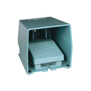 Schneider Electric Harmony XPE - XPEM611 - lábkapcsoló, 2 fokozatú, 1NO+2NC, védeőtetővel, fém, kék
