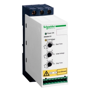 Schneider Electric Altistart 01 - ATS01N212QN - lágyindító / lágyleállító, 12A, 5,5kW, 3f, 380…415VAC, 2 vezérelt fázis