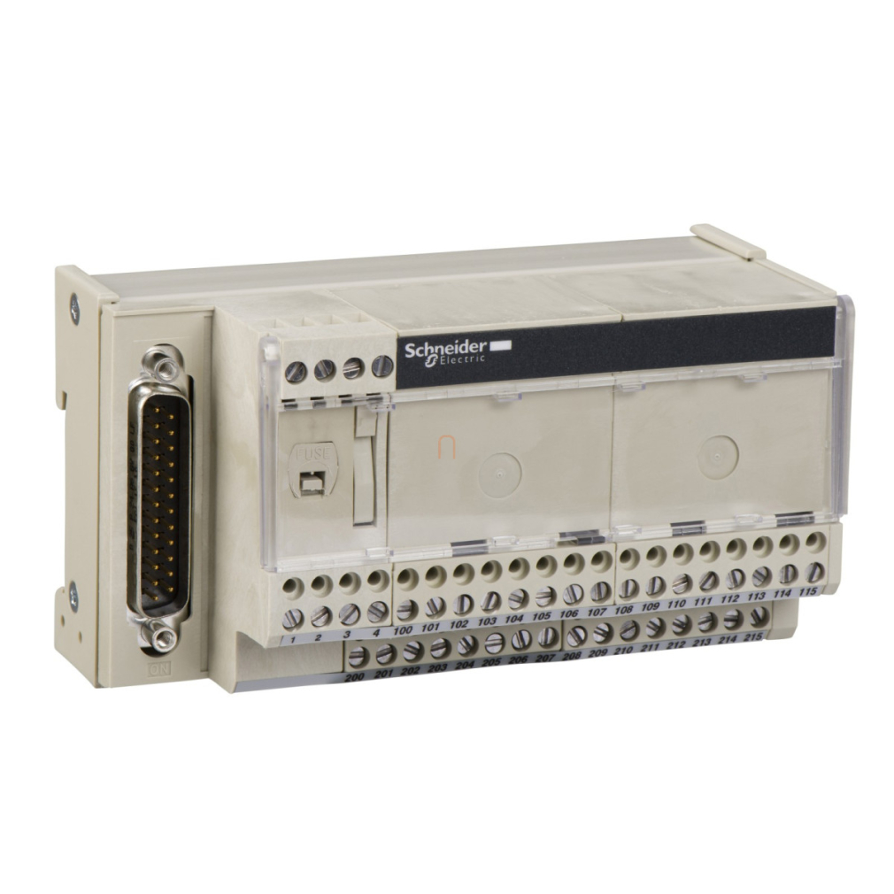 Modicon ABE7 elosztóblokk, 8 csat, analóg Quantum/Premium/X80 I/O kártyákhoz, SUB-D25 ABE7CPA03 Schneider