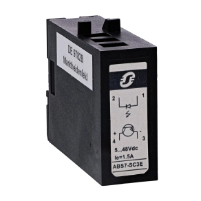   Schneider Electric Modicon ABE7 - ABS7SC3E - relé, SSR, kimeneti, tekercs 24 VDC, kimenet 5…48 VDC, 1,5 A, 12mm