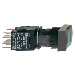 Schneider Electric Harmony XB6 - XB6DW3B5B - Ø16 komplett világító nyomógomb, zöld