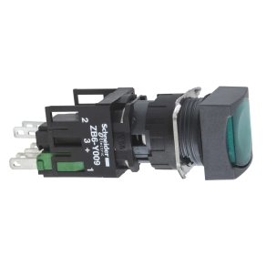 Schneider Electric Harmony XB6 - XB6CF3B5B - Ø16 komplett világító nyomógomb, zöld