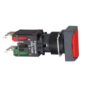 Schneider Electric Harmony XB6 - XB6DA45B - Ø16 komplett nyomógomb, piros
