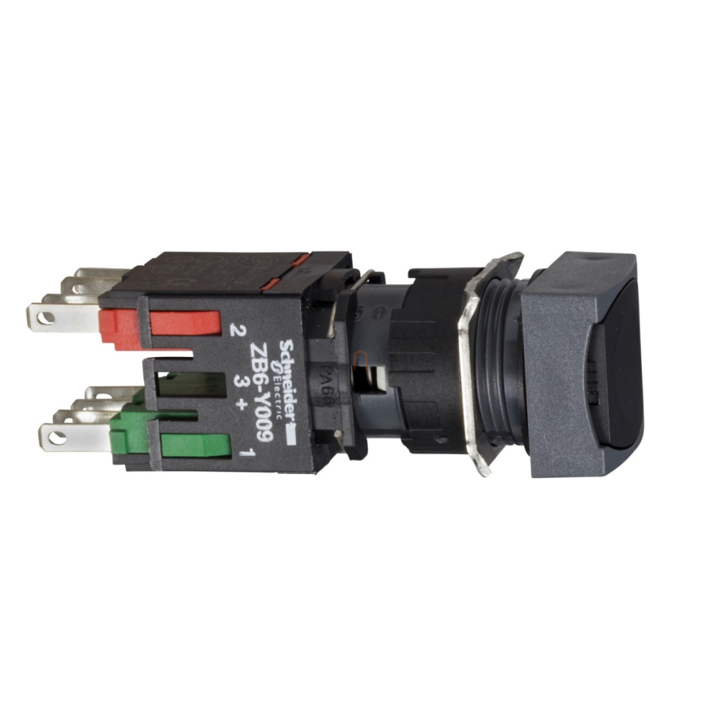 Komplett nyomógomb, fekete XB6CA25B Schneider