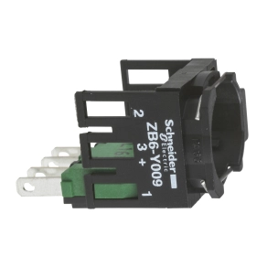 Schneider Electric Harmony XB6 - ZB6Z1B - Nyomógomb vil.választókapcsoló aljzat, 1NO