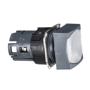   Schneider Electric Harmony XB6 - ZB6CW1 - Ø16 világító nyomógombfej négyzetes, fehér