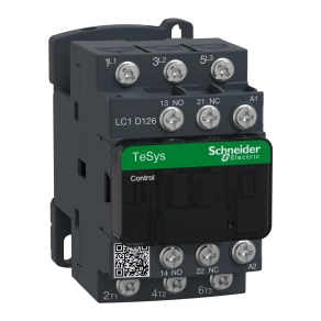 Schneider Electric TeSys D - LC1D126M7 - Mágneskapcsoló, 12A, 220VAC, sarus