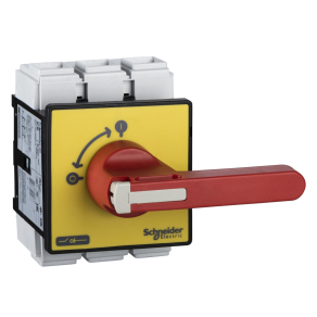   Schneider Electric TeSys Mini-Vario - VCF5 - Komplett fő - és vészleállító kapcsoló 125A, ajtóra, csavaros